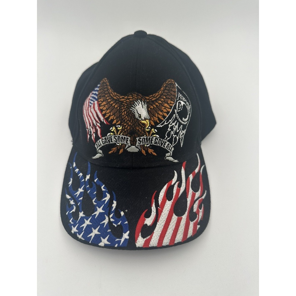 Military Veteran Pow-MIA "All Gave Some, Some Gave All" Black Men's Adjustable